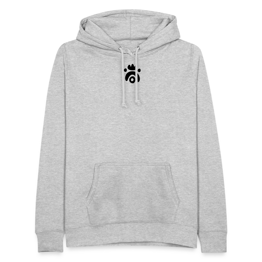 Women's Hoodie - gris clair chiné