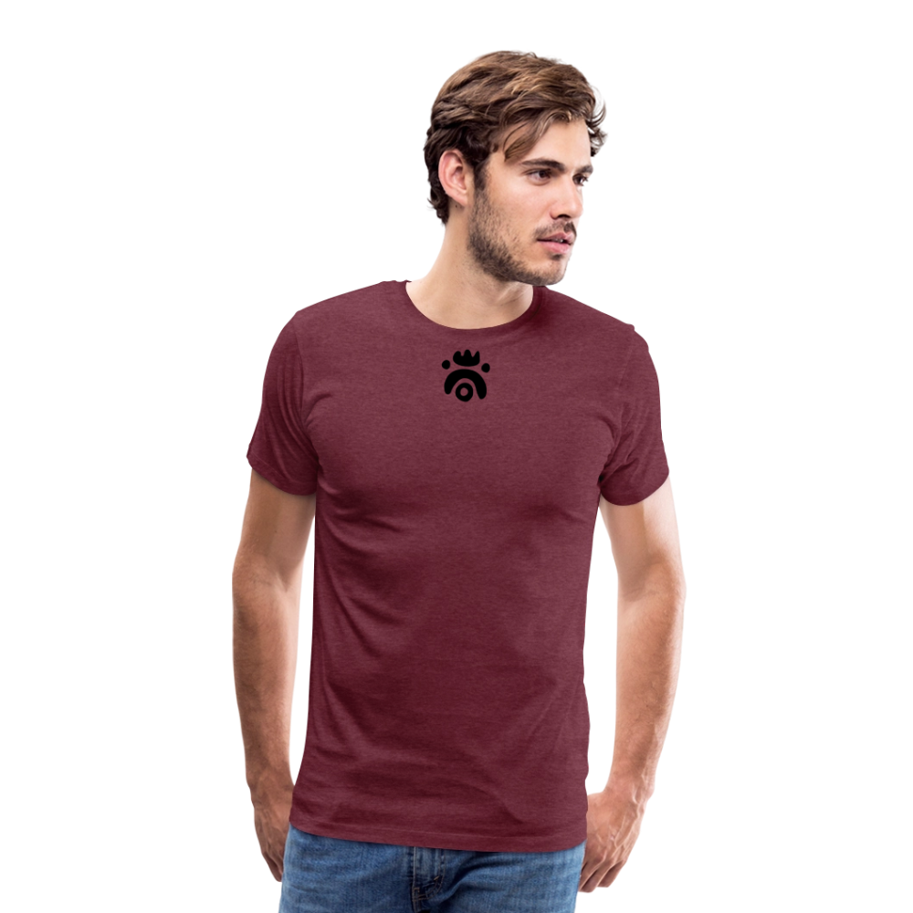 Tee Shirt - rouge bordeaux chiné