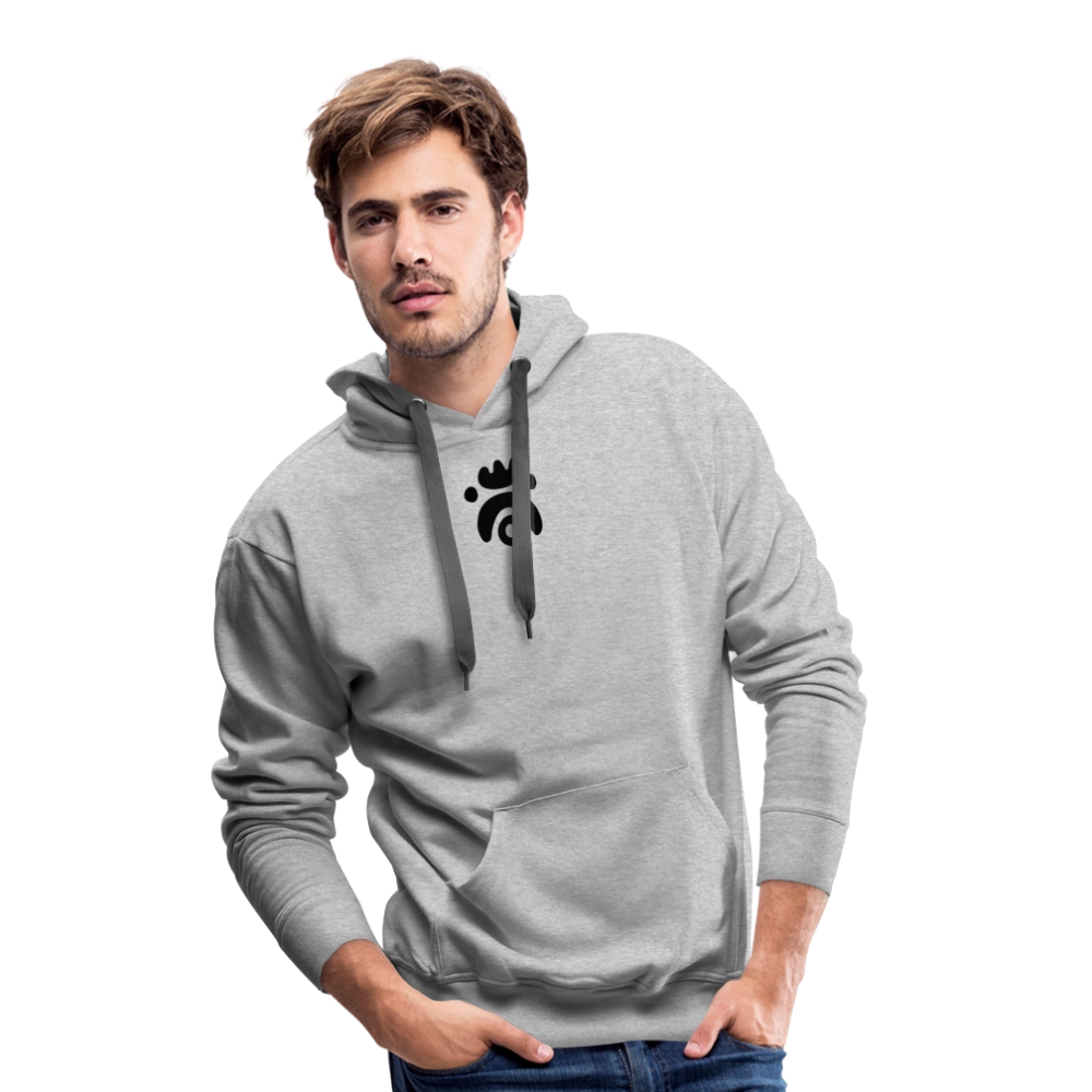 Men’s Premium Hoodie - gris chiné