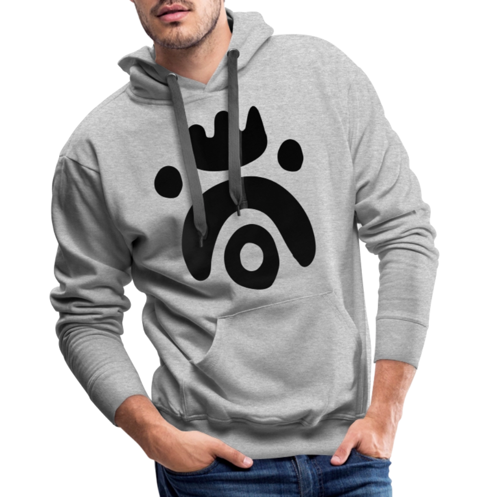 Men’s Premium Hoodie - gris chiné