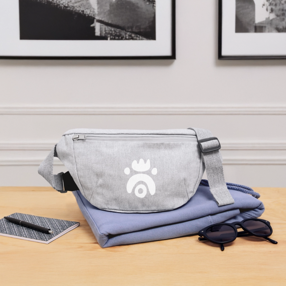 Sac banane recyclé Stanley/Stella - gris chiné