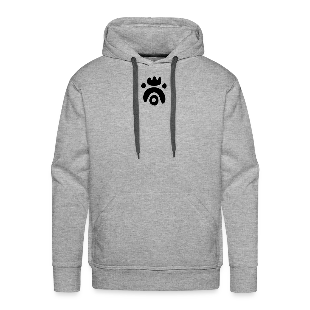 Men’s Premium Hoodie - gris chiné