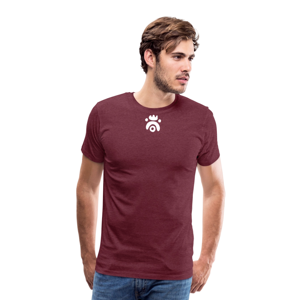 Tee Shirt - rouge bordeaux chiné
