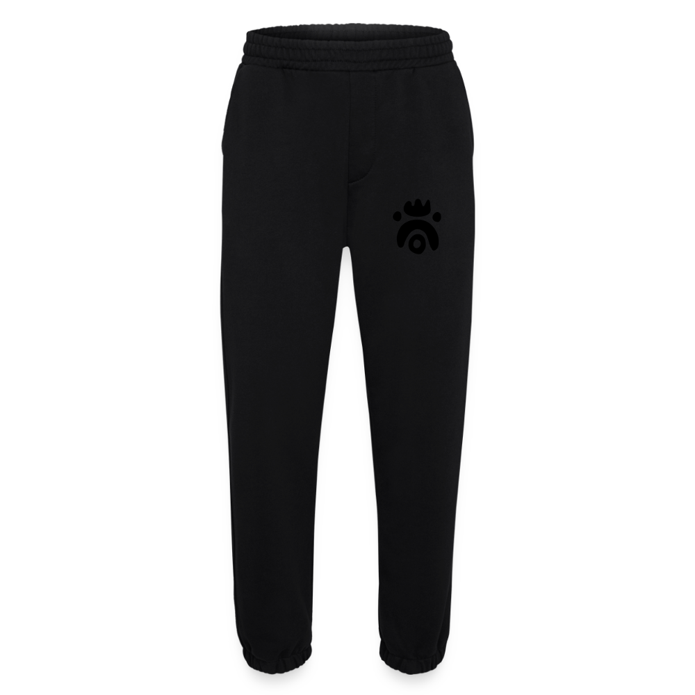Pantalon de jogging bio épais fabriqué en UE - SOLID BLACK