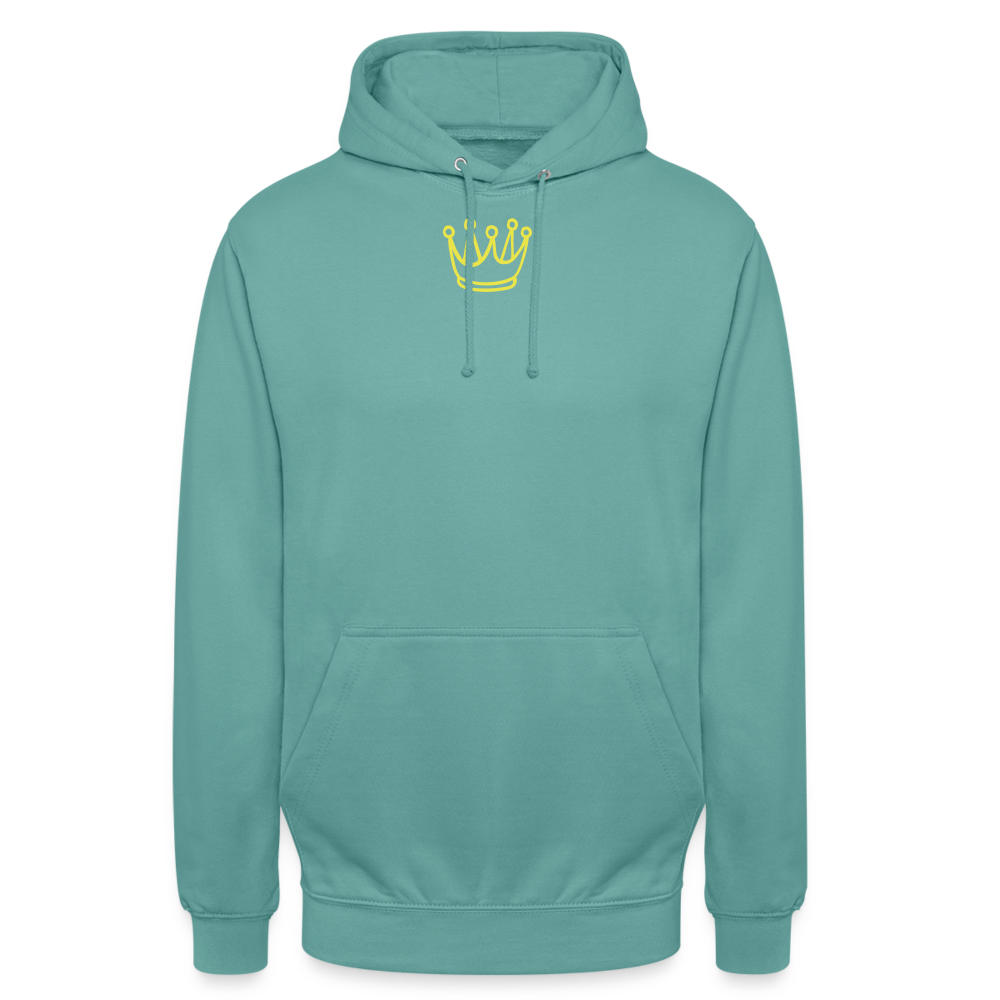 Sweat-shirt à capuche unisexe - turquoise pastel