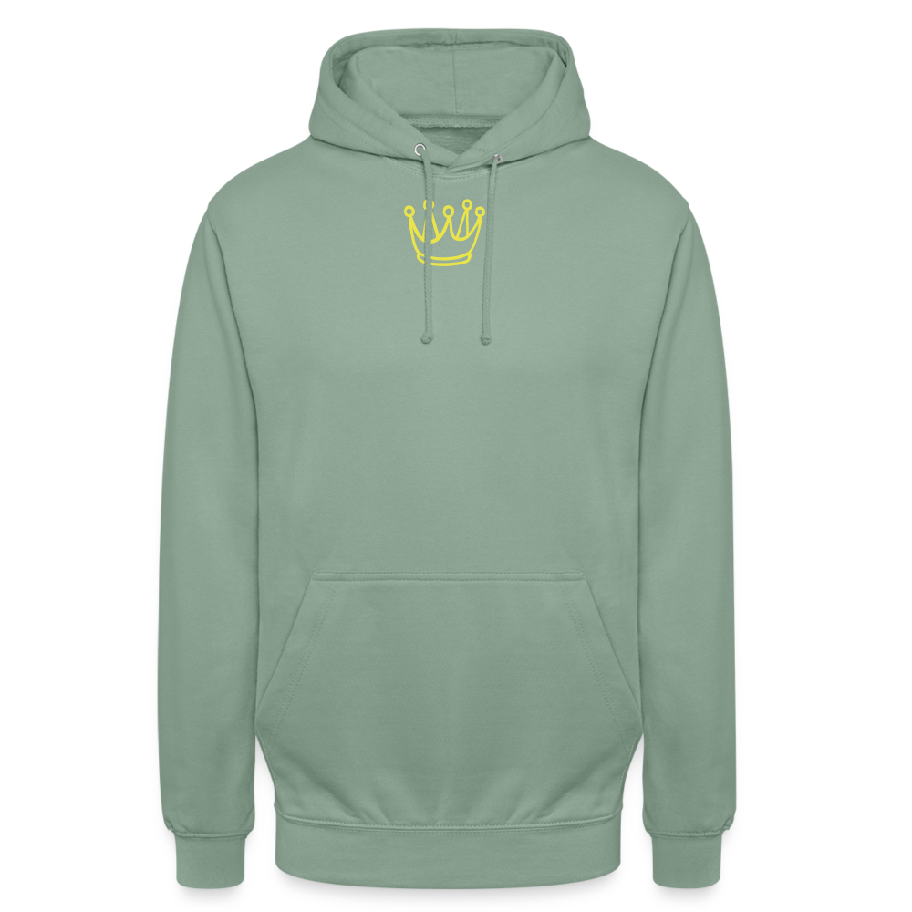 Sweat-shirt à capuche unisexe - vert-de-gris