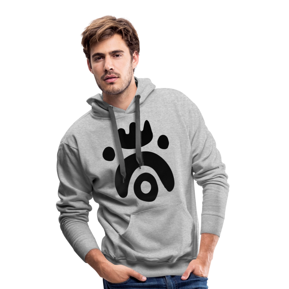Men’s Premium Hoodie - gris chiné