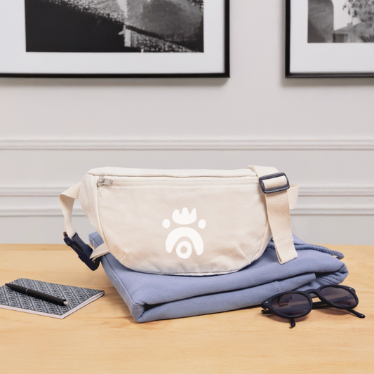 Sac banane recyclé Stanley/Stella - blanc naturel