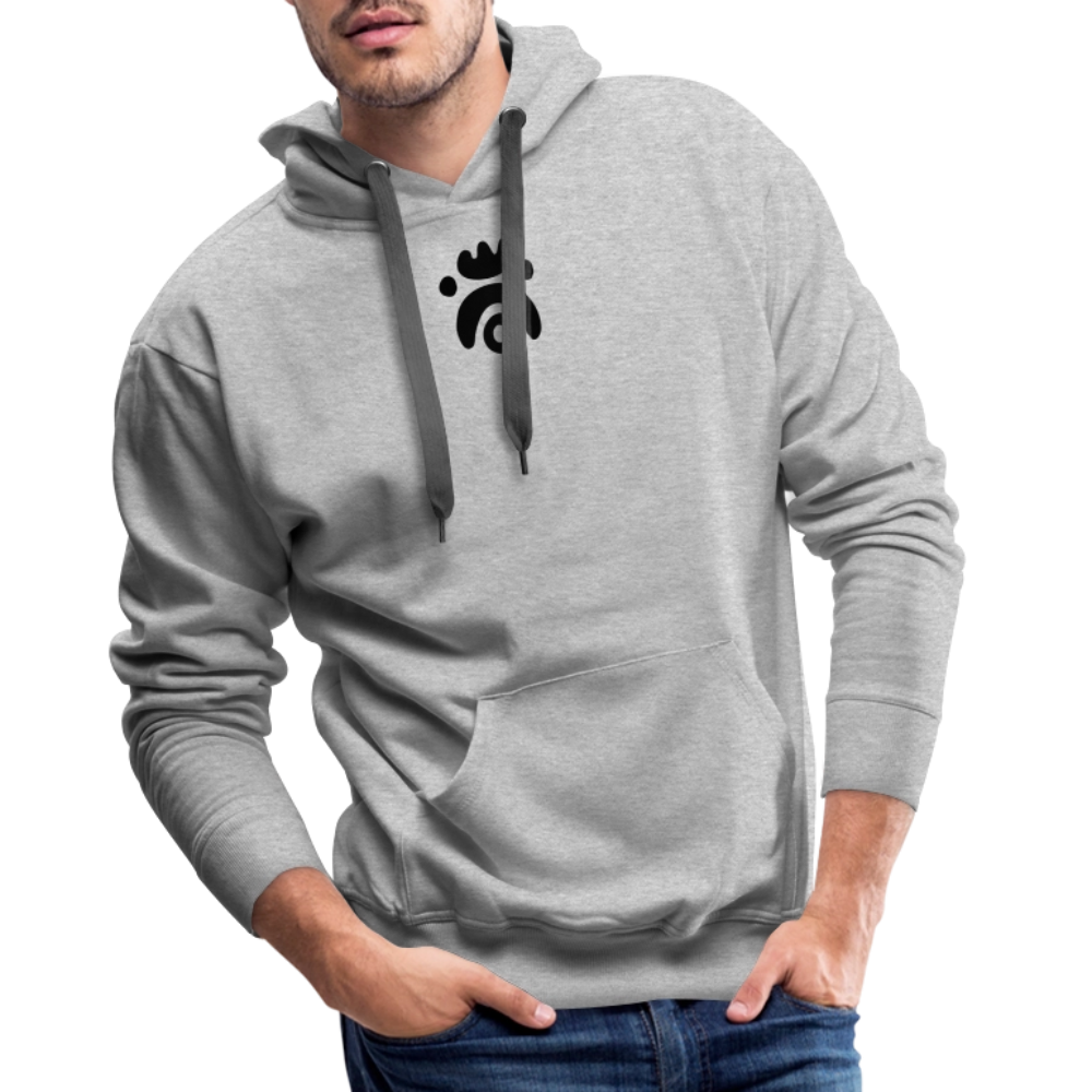Men’s Premium Hoodie - gris chiné