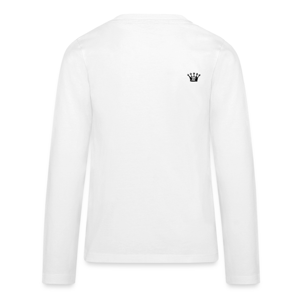 Teenagers' Premium Longsleeve Shirt - blanc