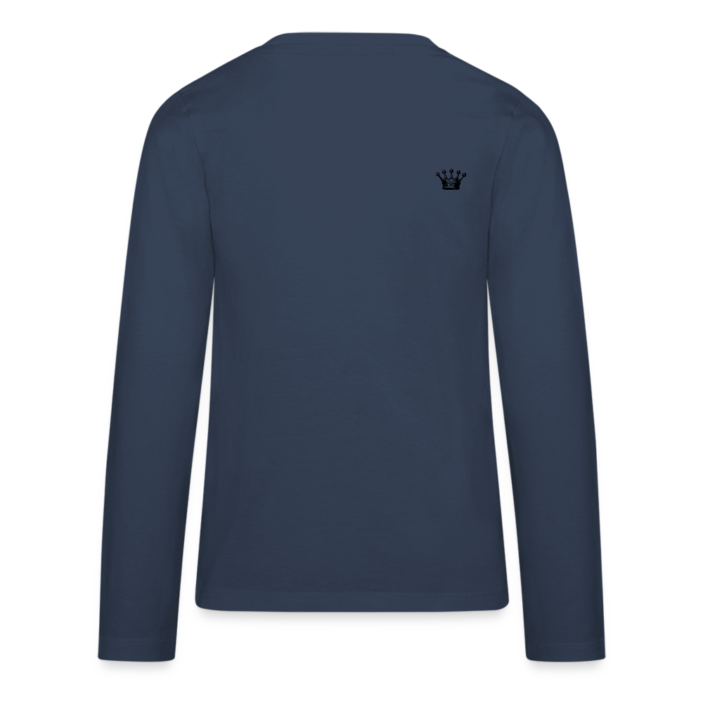 Teenagers' Premium Longsleeve Shirt - bleu marine