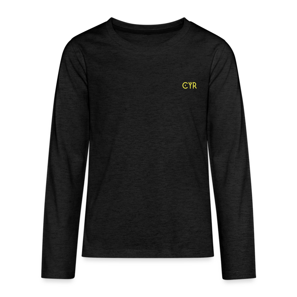 Teenagers' Premium Longsleeve Shirt - charbon