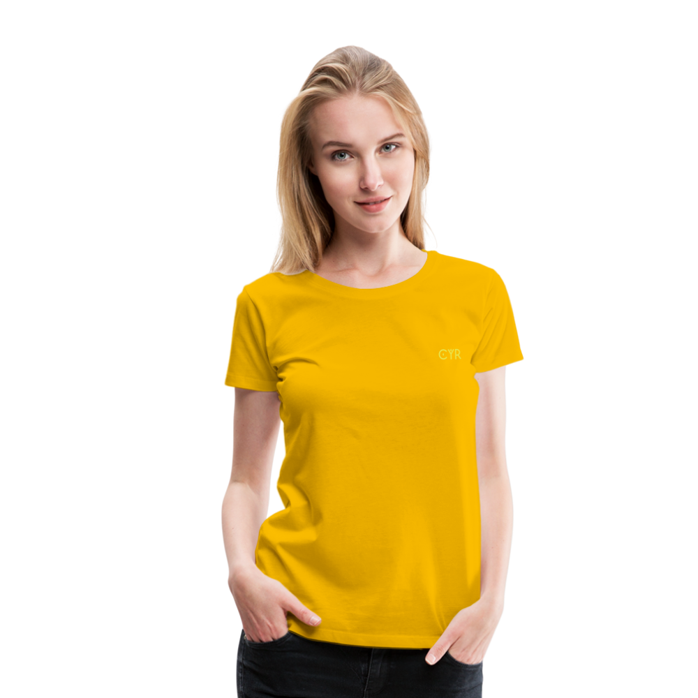 Women’s Premium T-Shirt - jaune soleil