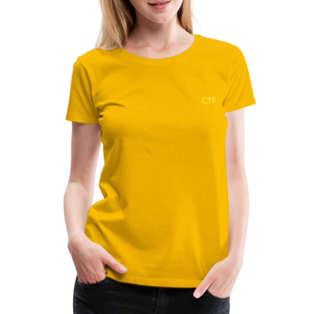 Women’s Premium T-Shirt - jaune soleil