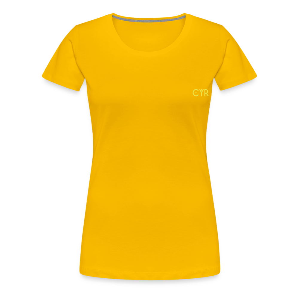 Women’s Premium T-Shirt - jaune soleil