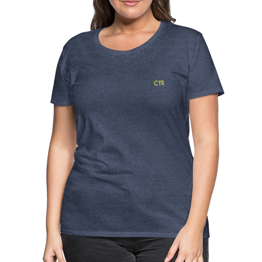 Women’s Premium T-Shirt - bleu chiné