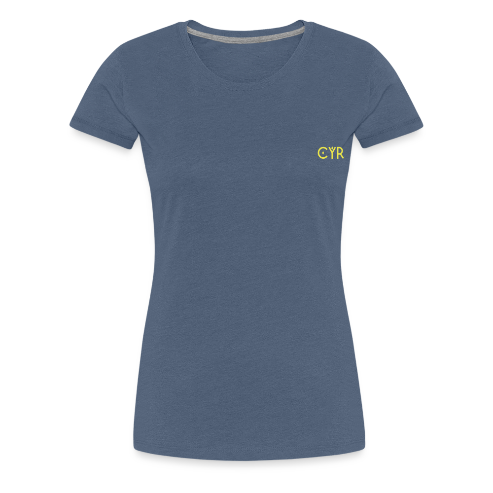 Women’s Premium T-Shirt - bleu chiné