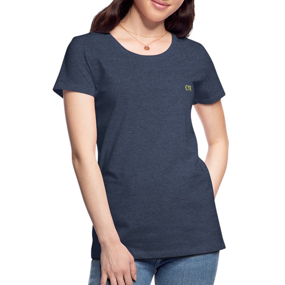 Women’s Premium T-Shirt - bleu chiné