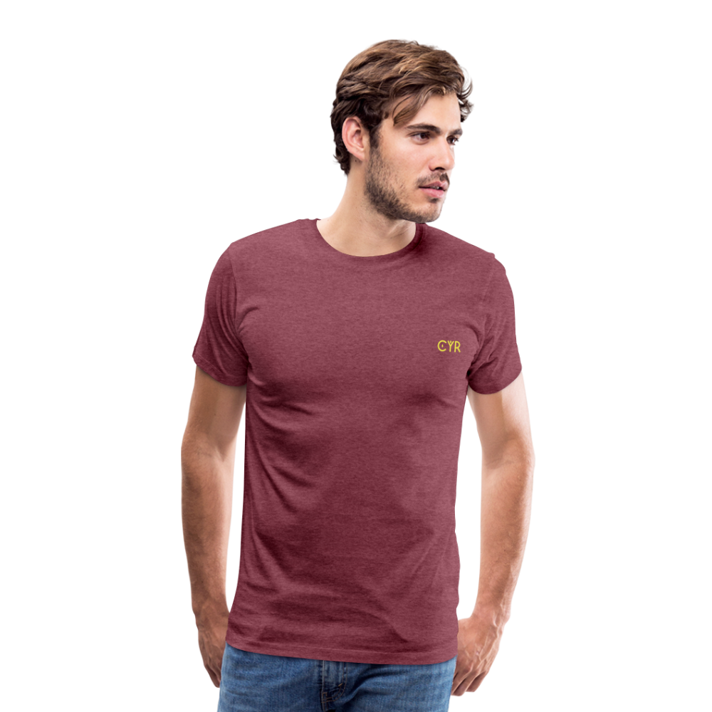 Tee Shirt - rouge bordeaux chiné