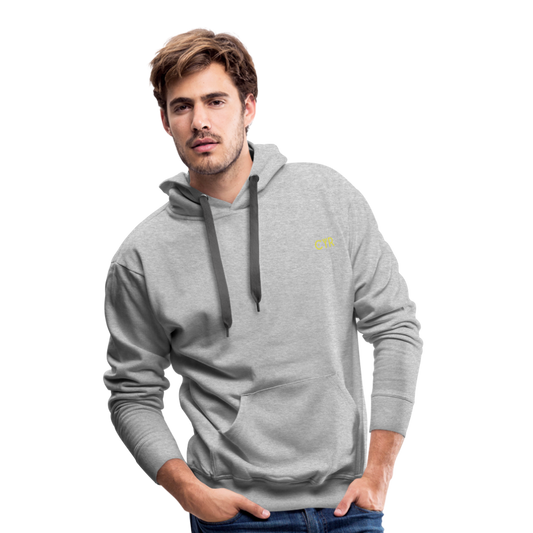 Men’s Premium Hoodie - gris chiné