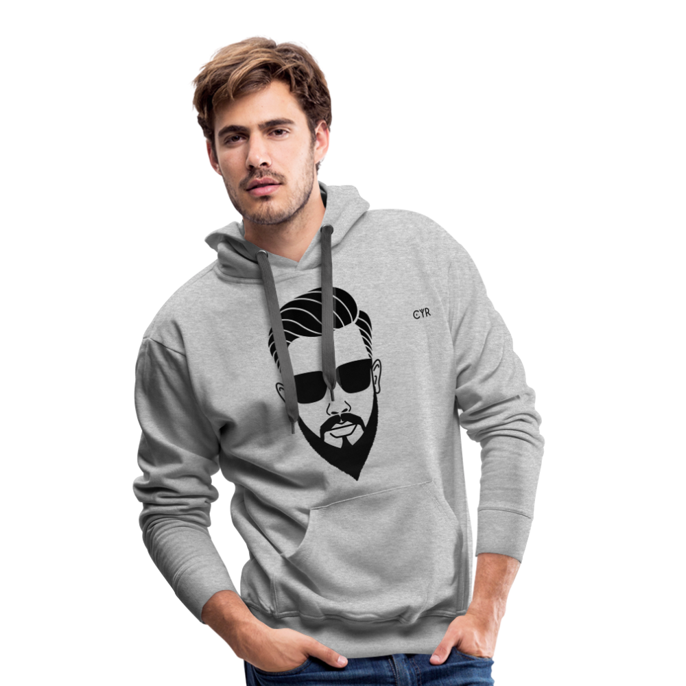 Men’s Premium Hoodie - gris chiné