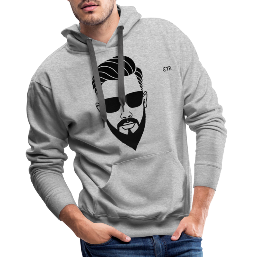 Men’s Premium Hoodie - gris chiné