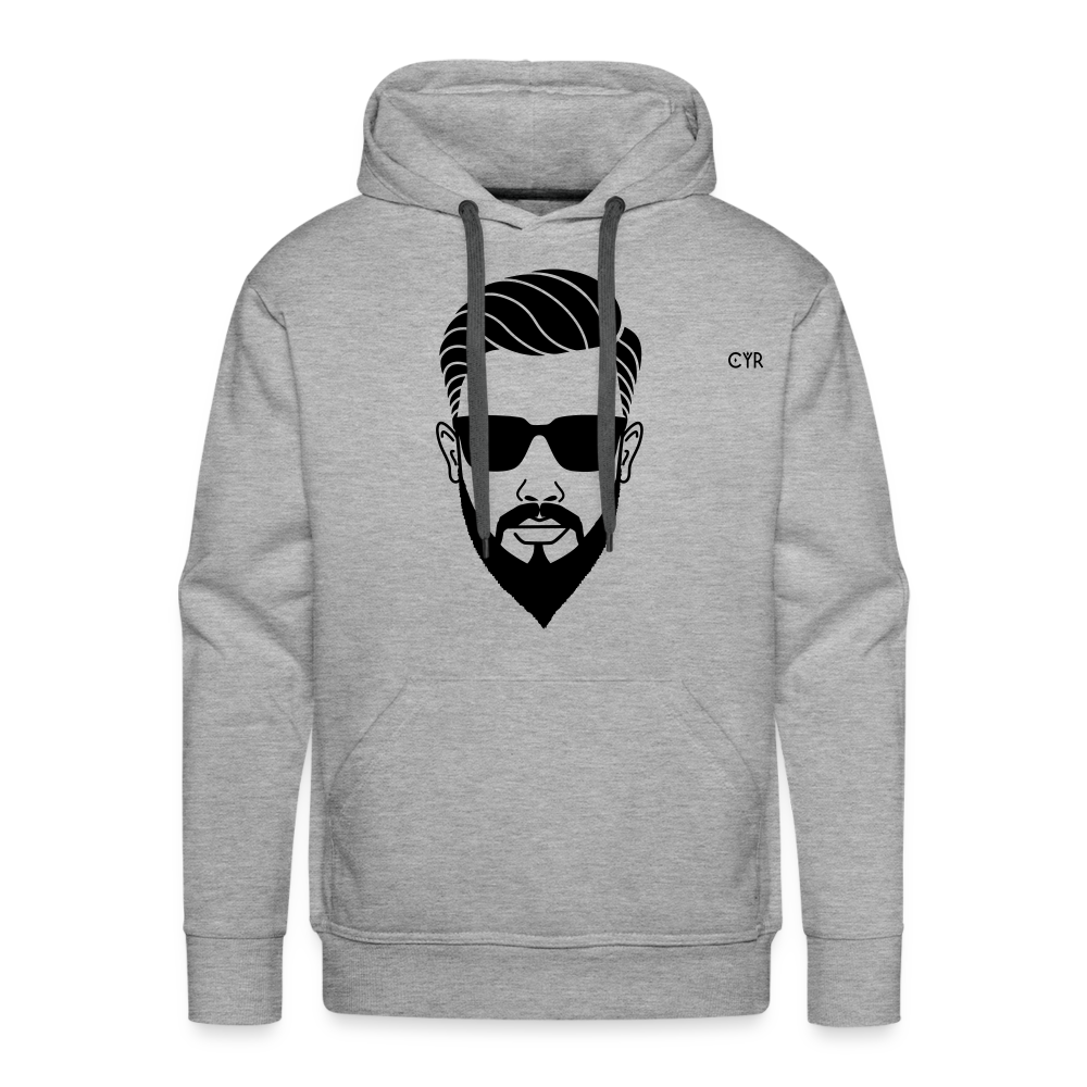 Men’s Premium Hoodie - gris chiné